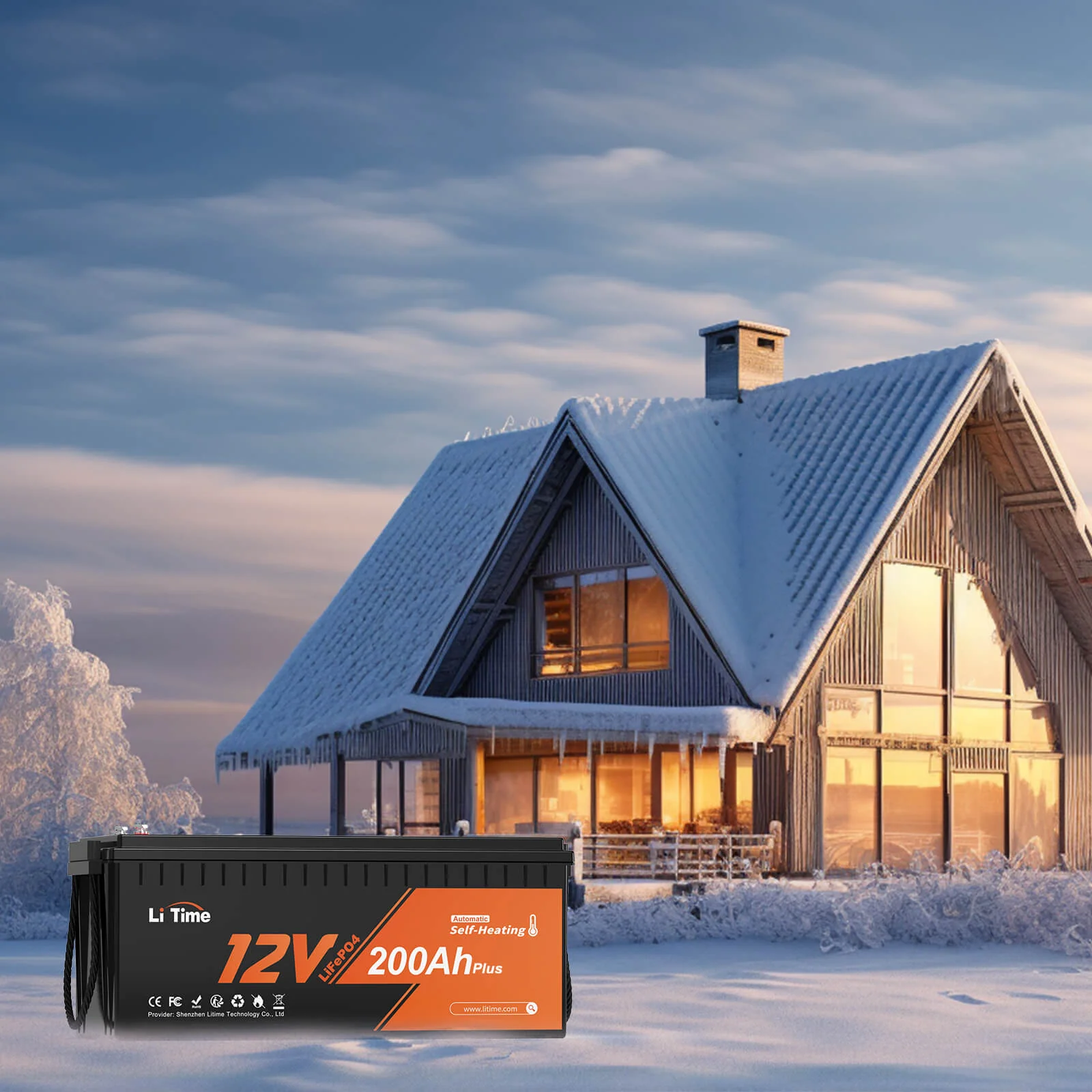 ✅Like New✅LiTime 12V 200Ah Plus Self-Heating LiFePO4 Battery - Image 11