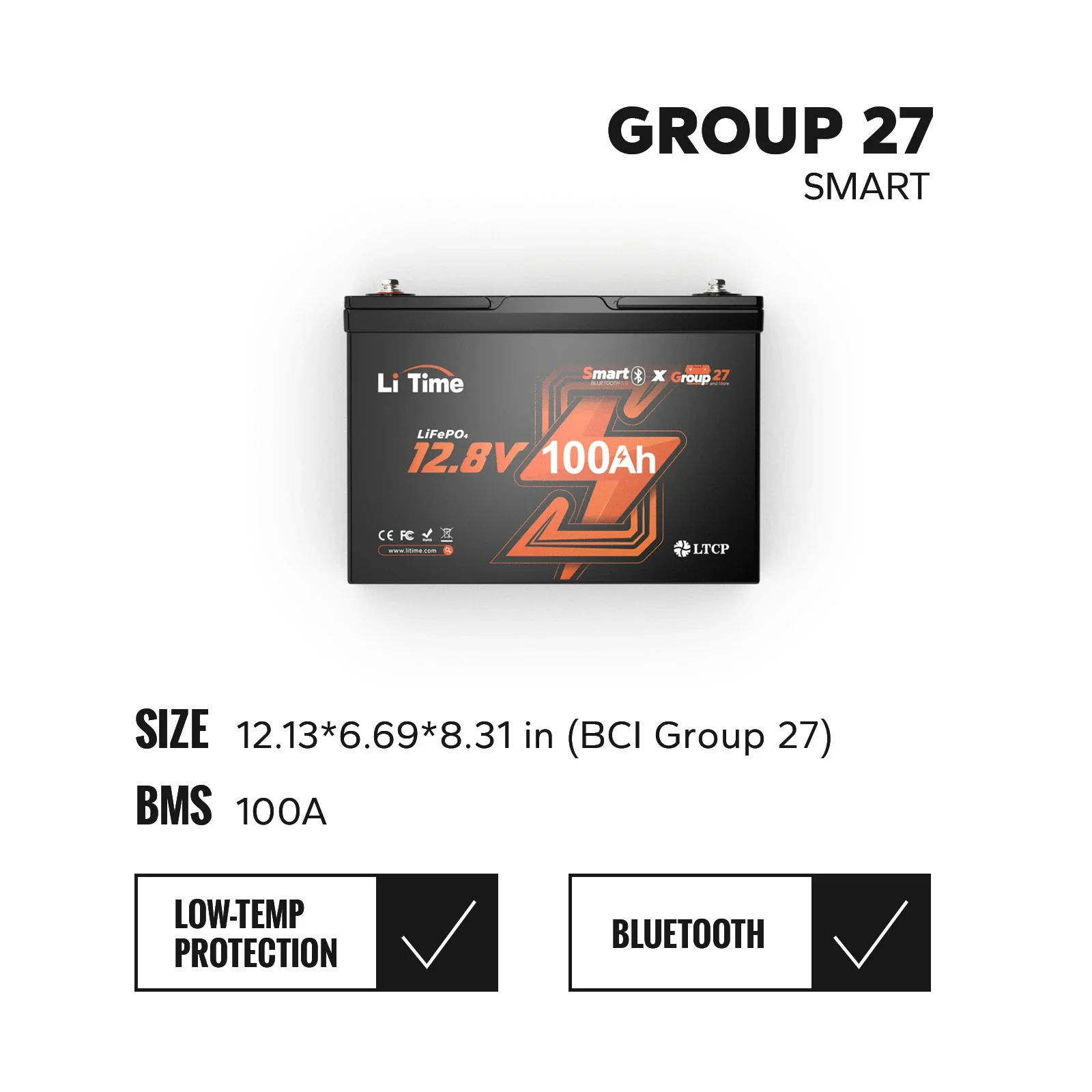 LiTime 12V 100Ah Batteries for Marine & RV - Image 104