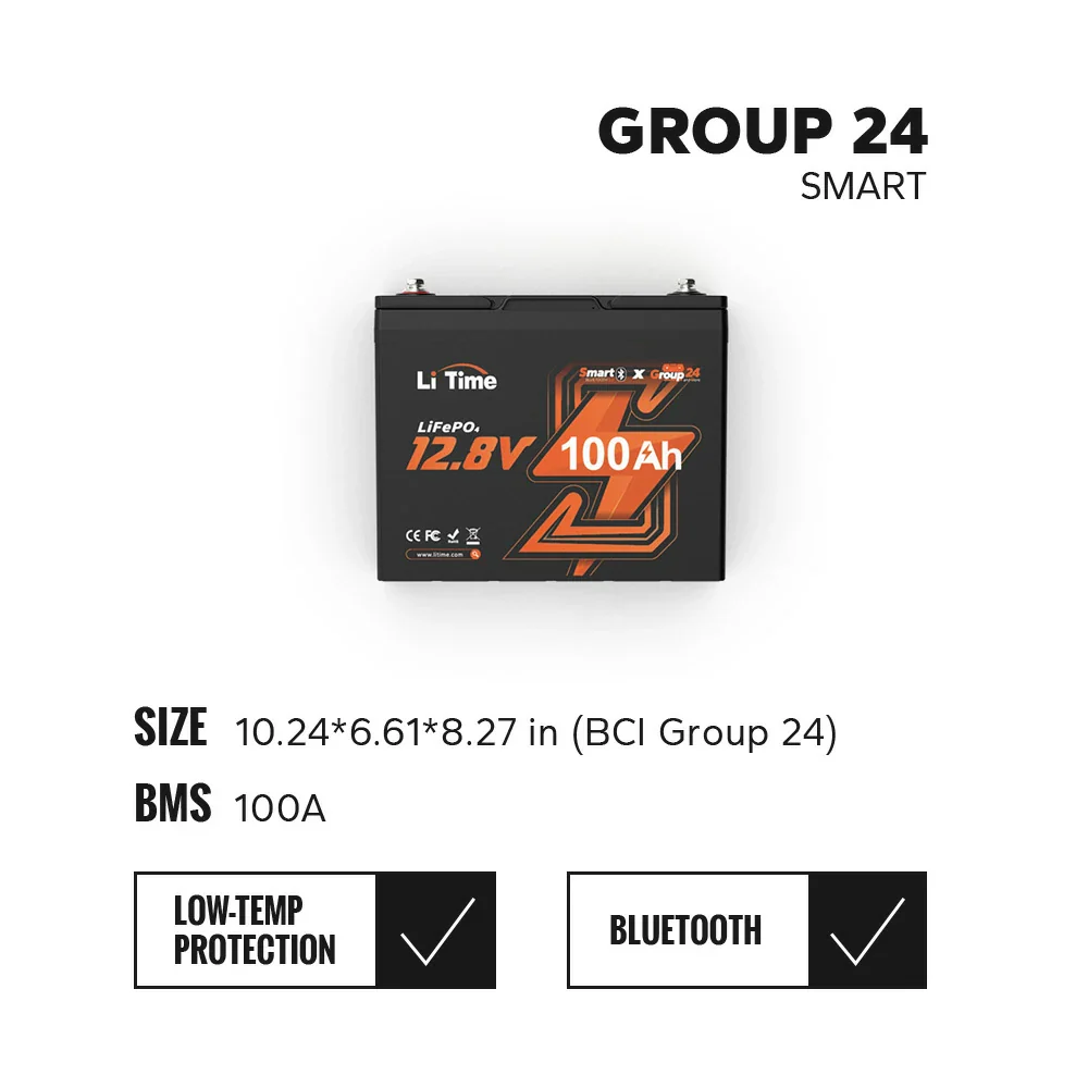 LiTime 12V 100Ah Batteries for Marine & RV - Image 42