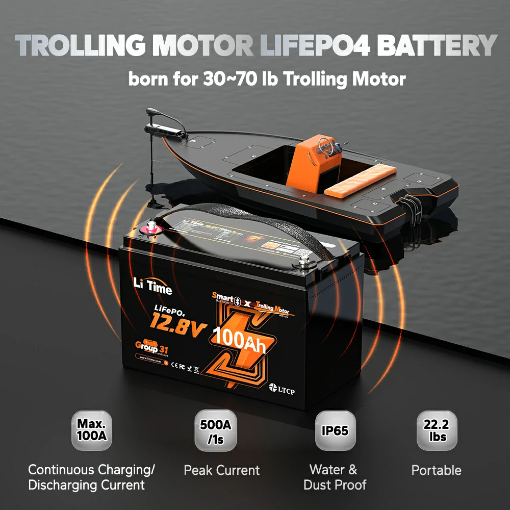 LiTime 12V 100Ah Batteries for Marine & RV - Image 89