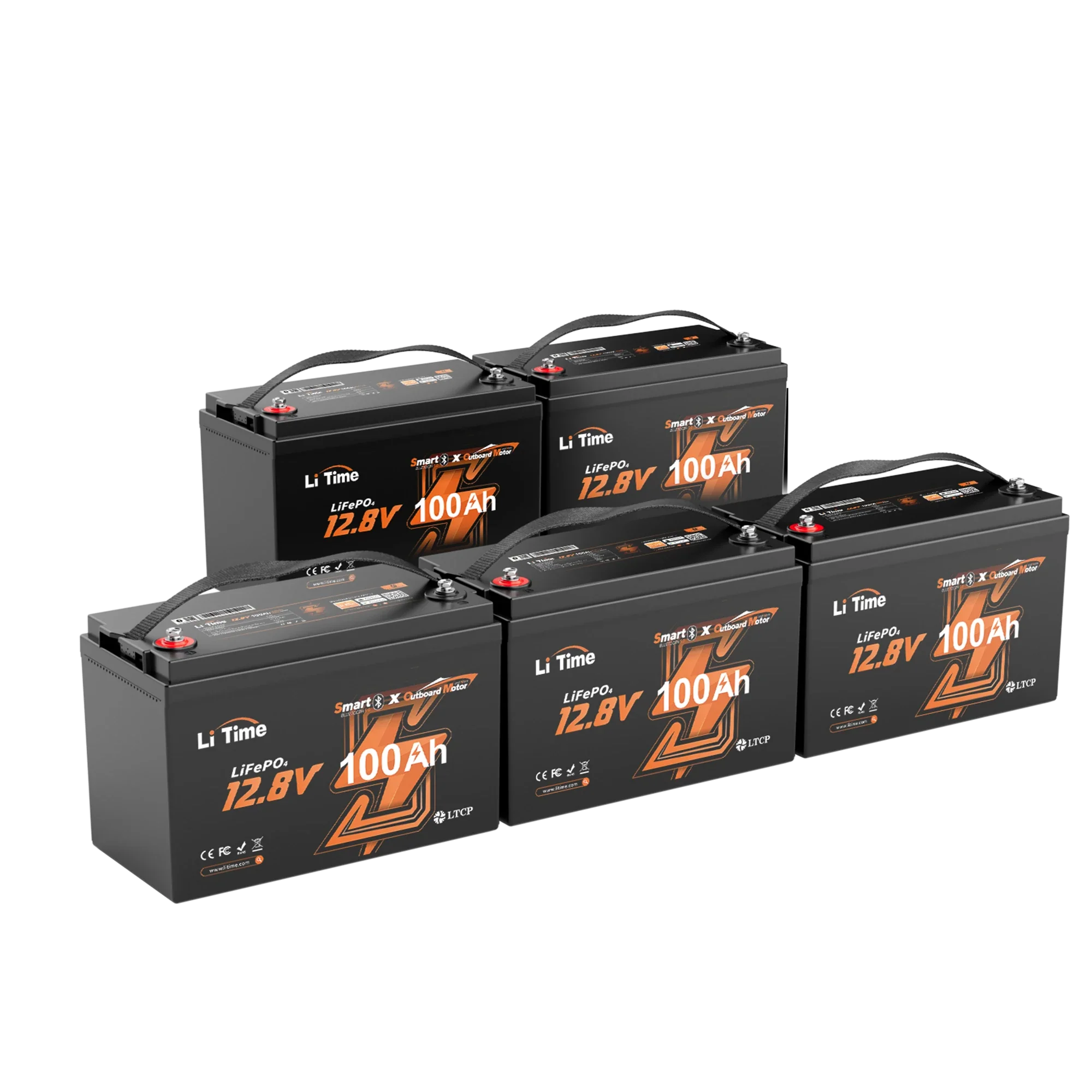 LiTime 12V 100Ah OBM Lithium Marine Battery for Electric Outboard Motors - Image 16