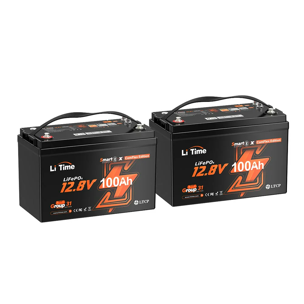 LiTime 12V 100Ah Smart ComFlex Battery with Bluetooth & Victron Communication - Image 14