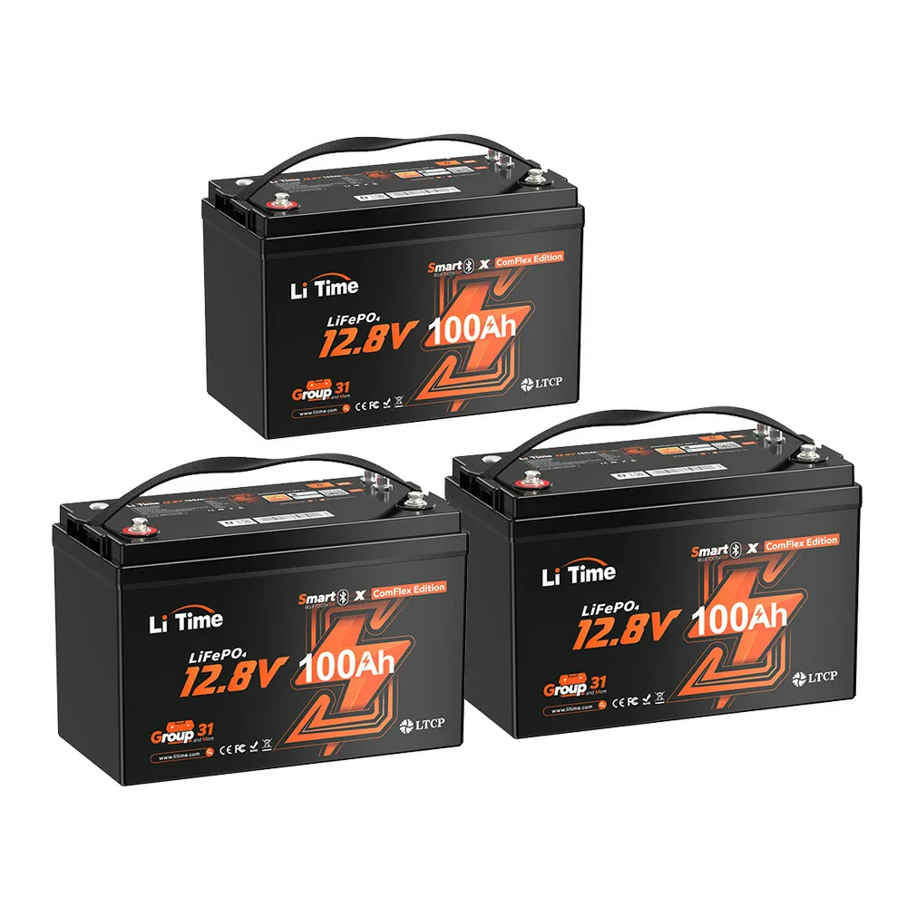 LiTime 12V 100Ah Smart ComFlex Battery with Bluetooth & Victron Communication - Image 15