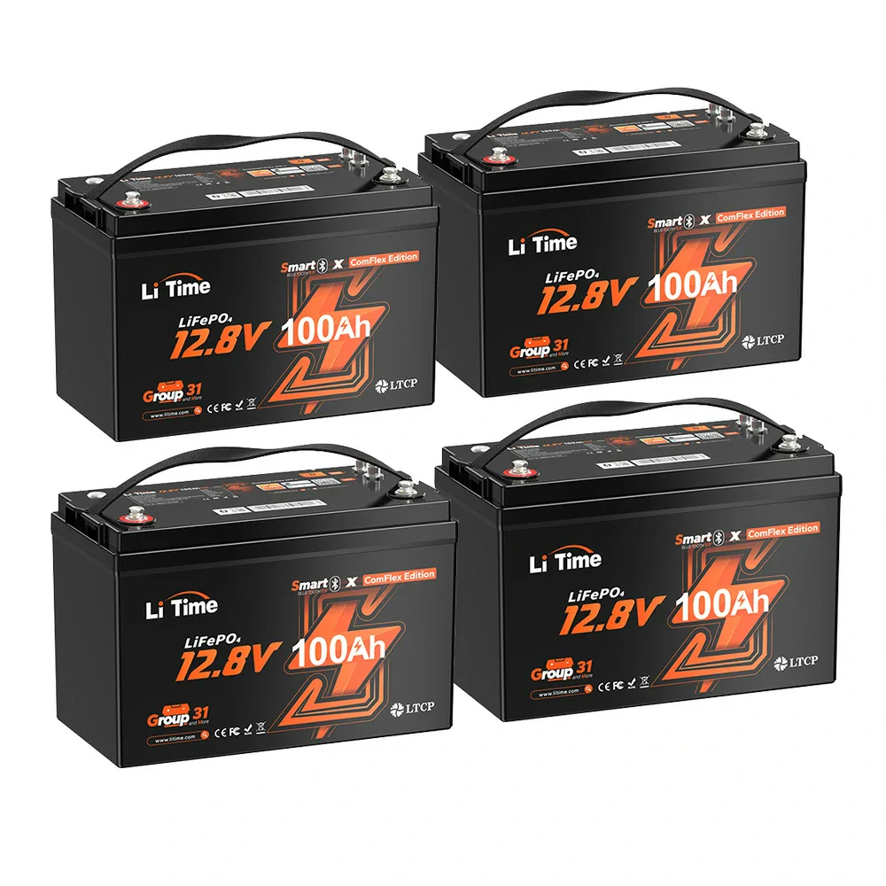 LiTime 12V 100Ah Smart ComFlex Battery with Bluetooth & Victron Communication - Image 16