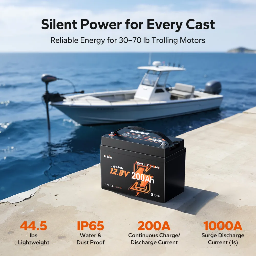 LiTime 12V 200Ah Xtra Mini Group 31 Lithium Battery for Marine and Trolling Motor - Image 4