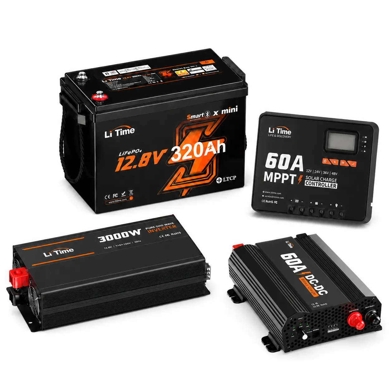 LiTime 12V 320Ah Mini Bluetooth Lithium Battery for RV and Camping - Image 11