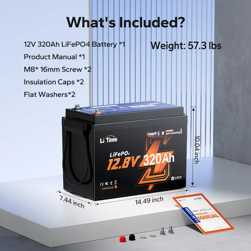LiTime LiHeat™ 12V 320Ah Mini Dual-Mode Self Heating Smart Lithium Battery for RV and Camping - Image 11