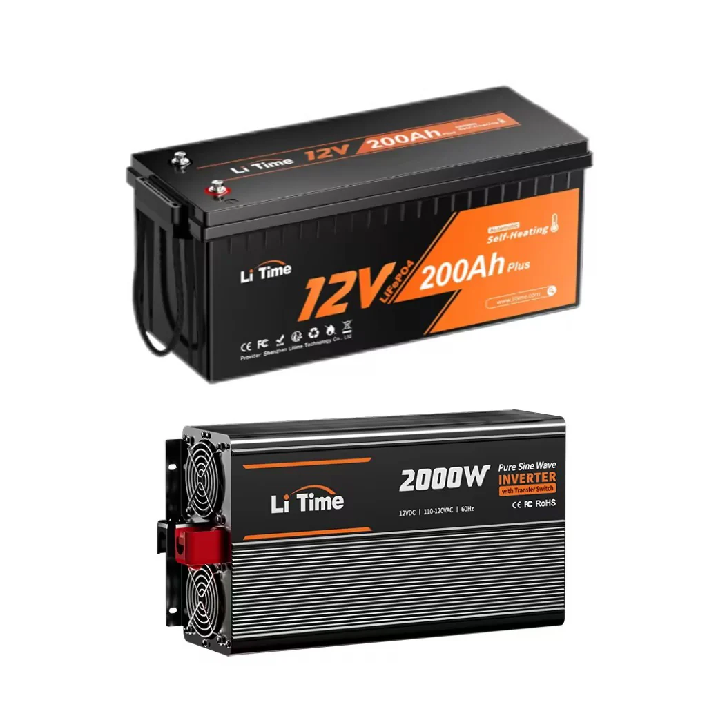 LiTime 2000 Watt 12V Pure Sine Wave Inverter with 20ms ATS Transfer Switch - Image 14