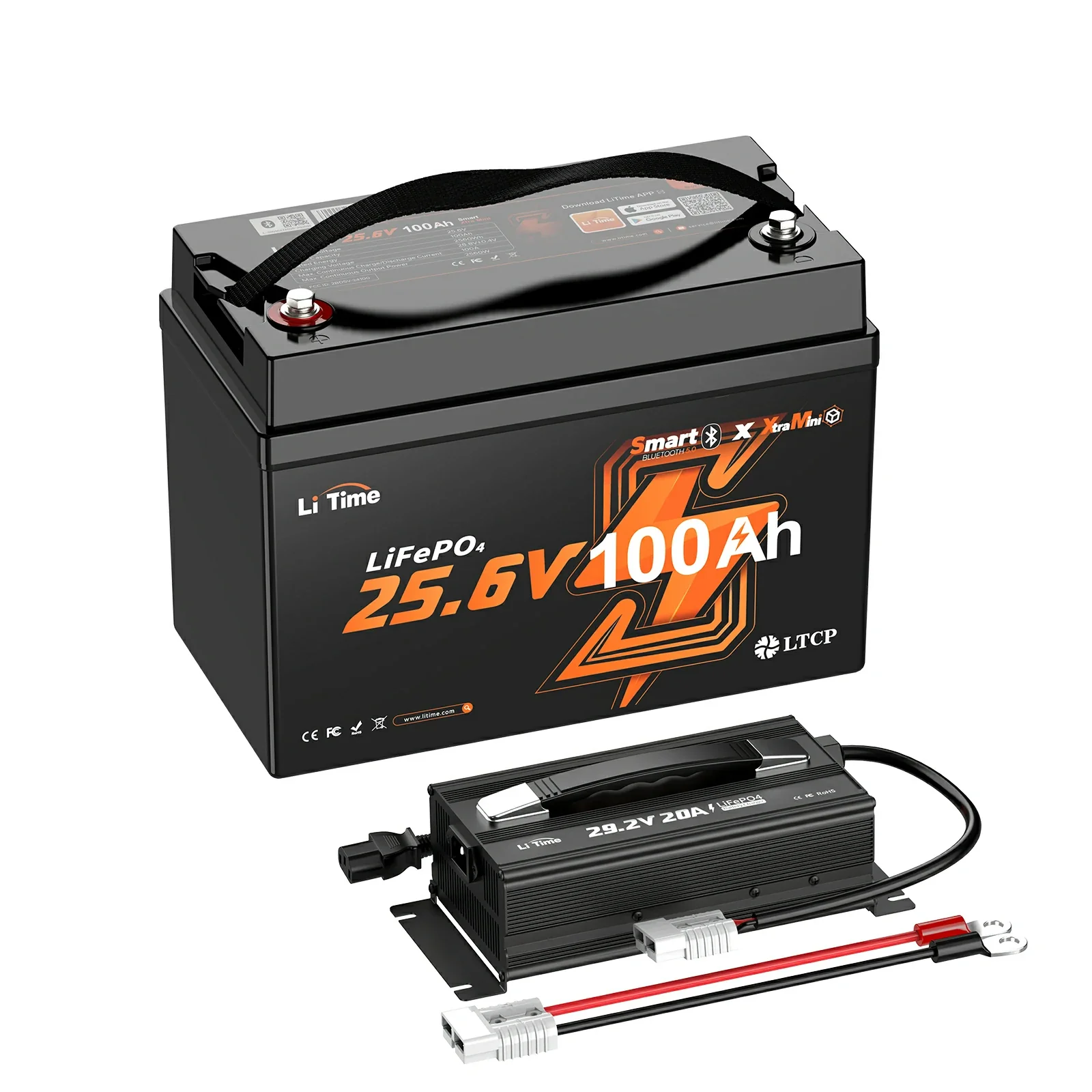 LiTime 24V 100Ah Group 31 Bluetooth LiFePO4 Battery for RVs & Off-Grid - Image 16