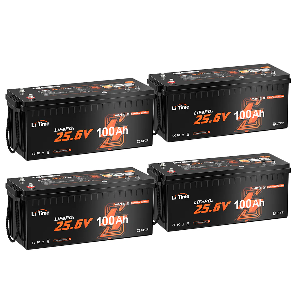 LiTime 24V 100Ah Smart ComFlex Battery with Bluetooth & Victron Comms | All-in-One Power Solution - Image 13