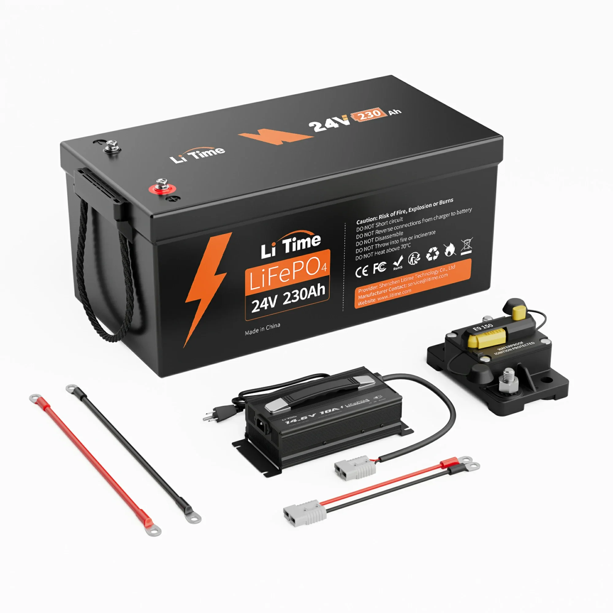 LiTime 24V 230Ah Deep Cycle LiFePO4 Group 8D Battery - Image 12