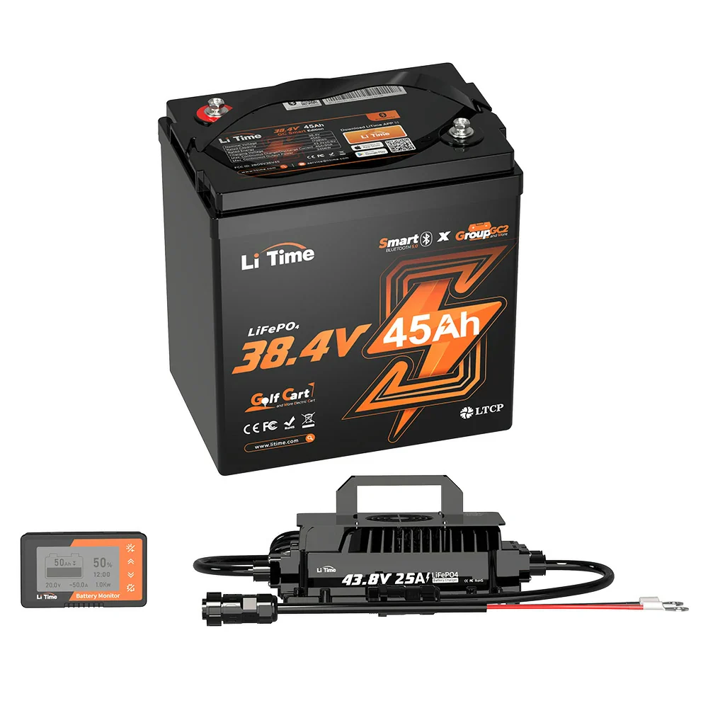 LiTime 36V 45Ah GC2 Bluetooth Lithium Golf Cart Battery - Image 14