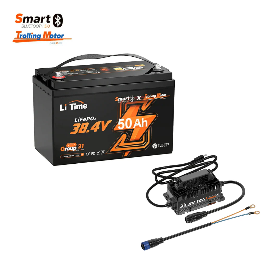 LiTime 36V 50Ah Marine Trolling Motor Lithium Bluetooth Battery - Image 13