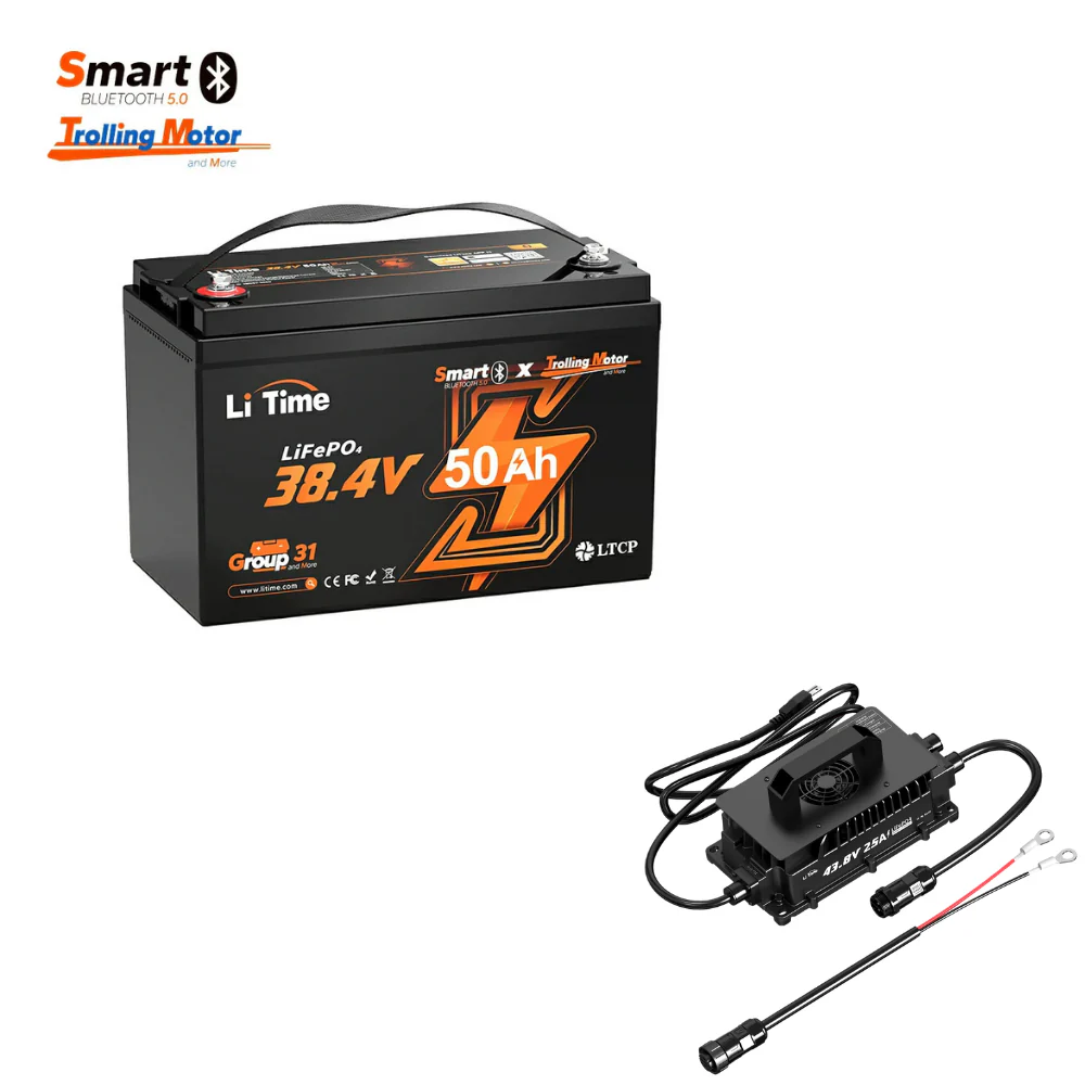 LiTime 36V 50Ah Marine Trolling Motor Lithium Bluetooth Battery - Image 14