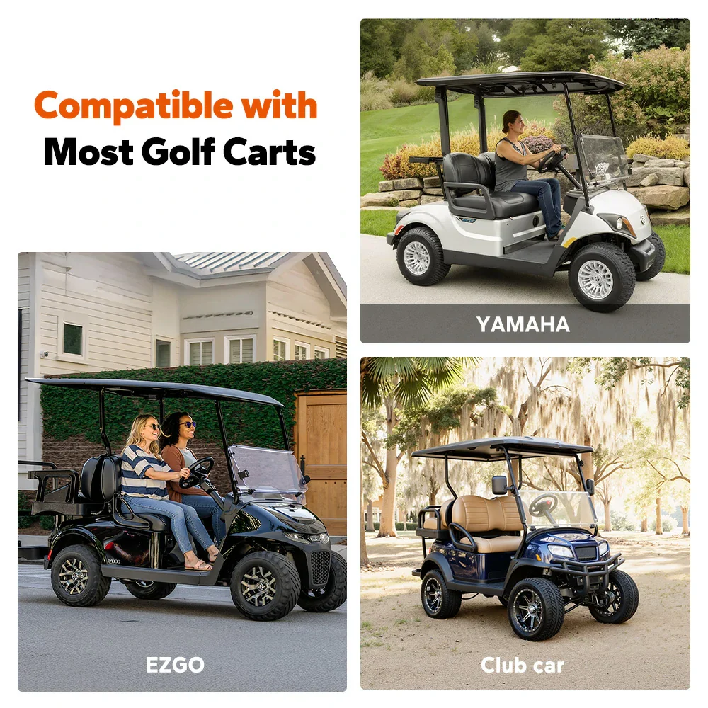 LiTime 48V(51.2V) 100Ah Bluetooth Golf Cart Lithium Battery with Real-Time Monitoring - Image 8