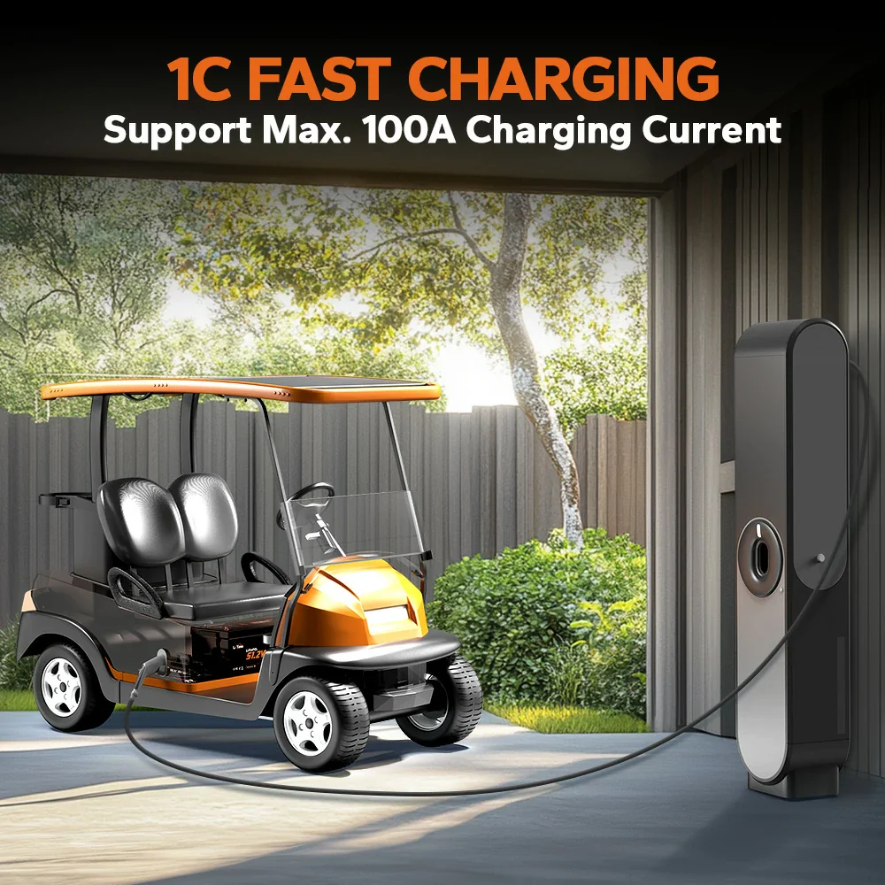 LiTime 48V 100Ah Golf Cart Bluetooth Lithium Battery - Image 12