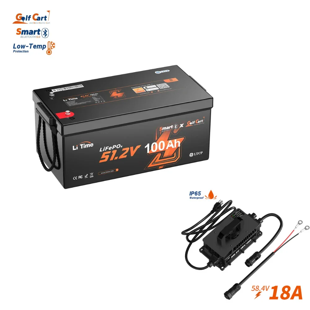 LiTime 48V 100Ah Golf Cart Bluetooth Lithium Battery - Image 17
