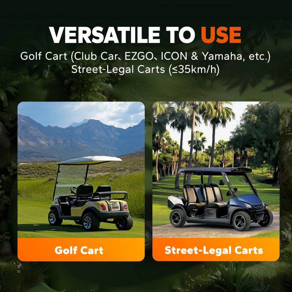 LiTime 48V 30Ah Lithium Golf Cart GC2 Metal Case RS485 Monitor Battery | 6V Battery Replacement - Image 9