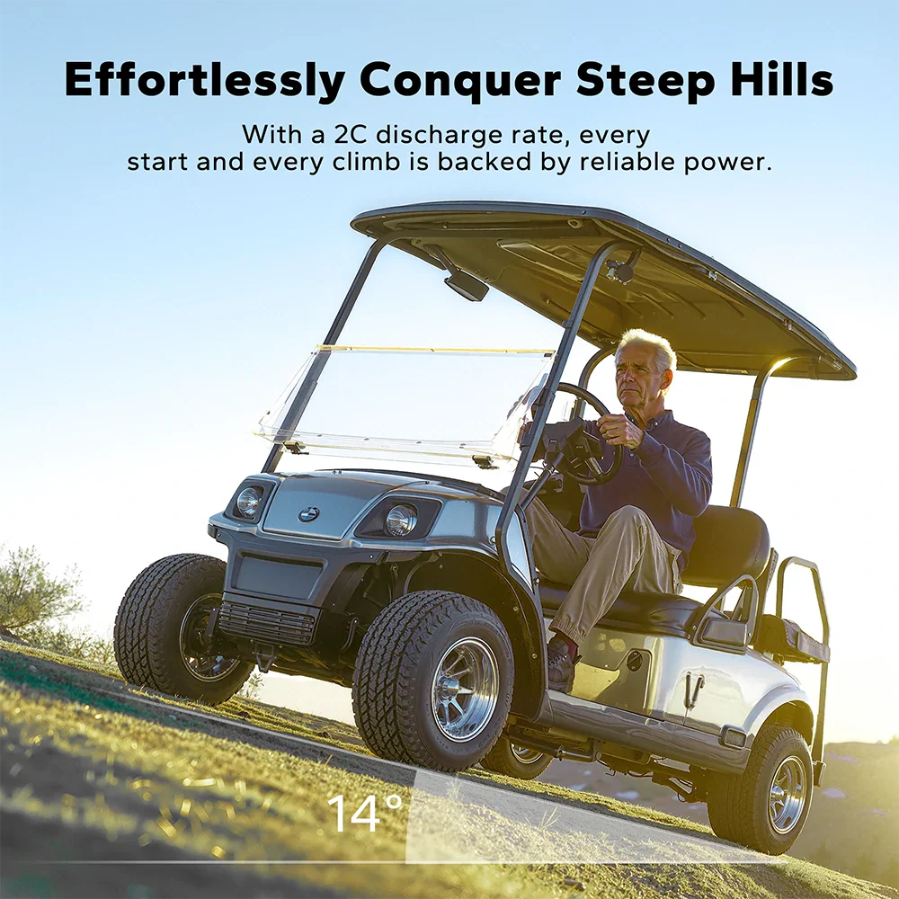 LiTime 48V 60Ah Lithium Golf Cart Battery - Image 4