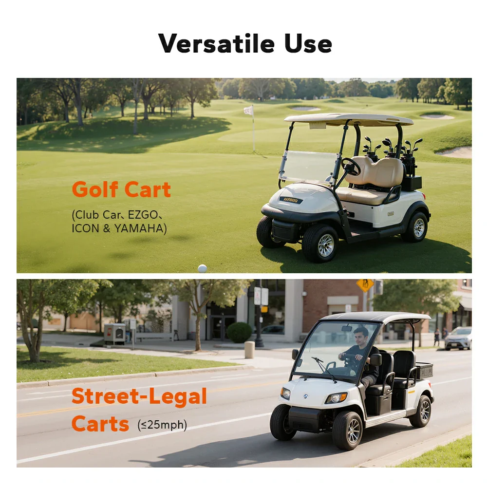 LiTime 48V 60Ah Golf Cart Lithium Battery - 120A BMS & Real-Time Monitoring - Image 4
