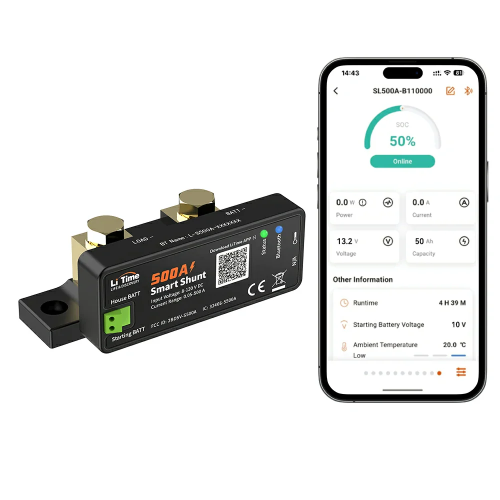 LiTime 48V 60Ah Golf Cart Lithium Battery - 120A BMS & Real-Time Monitoring - Image 8