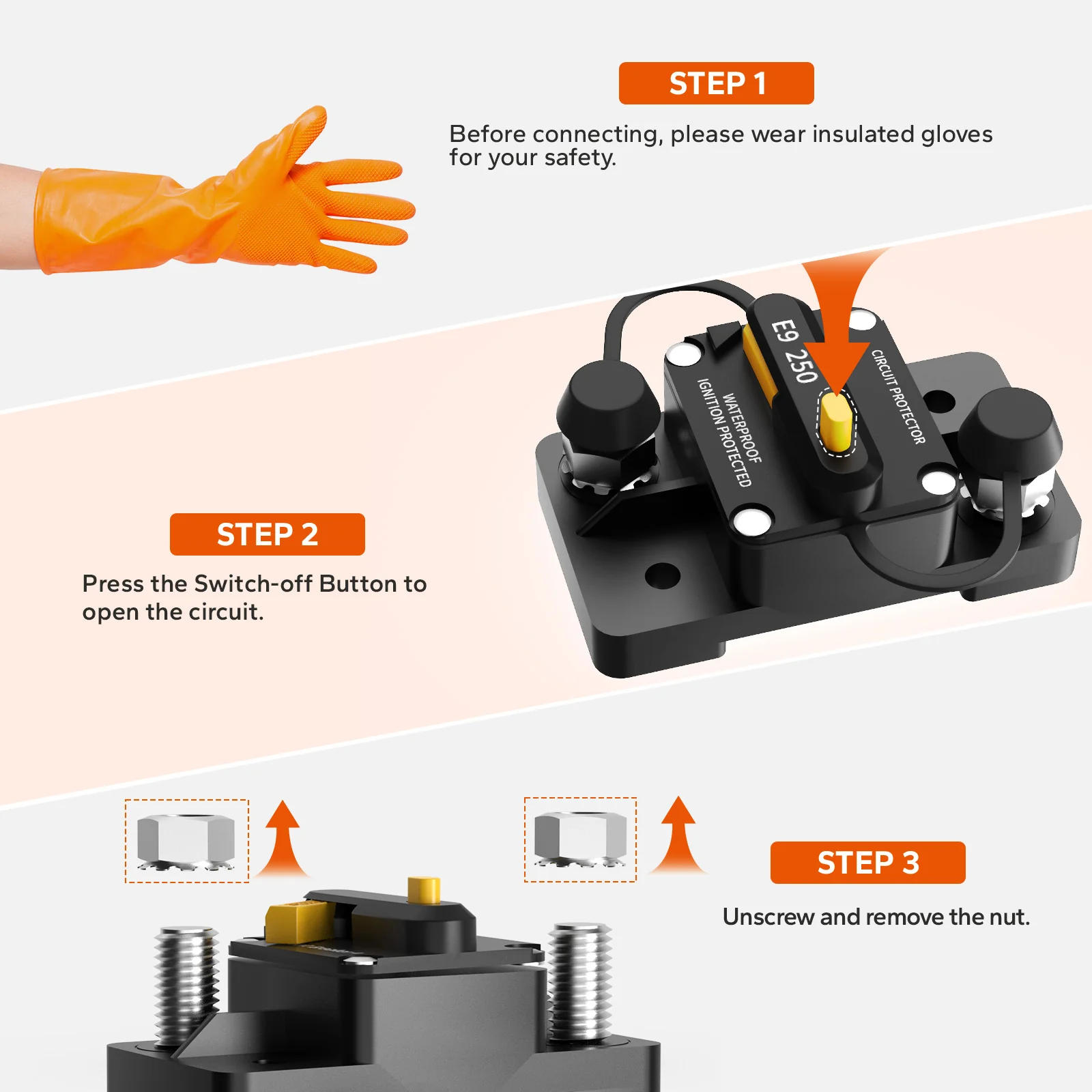 LiTime 250A Switchable Circuit Breaker for LiFePO4 Batteries - Image 4