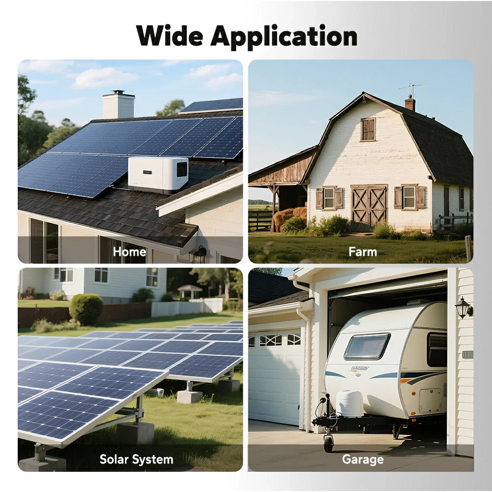 LiTime 48V 3500 Watt Pure Sine Wave All in One Solar Inverter Charger for Home - Image 8