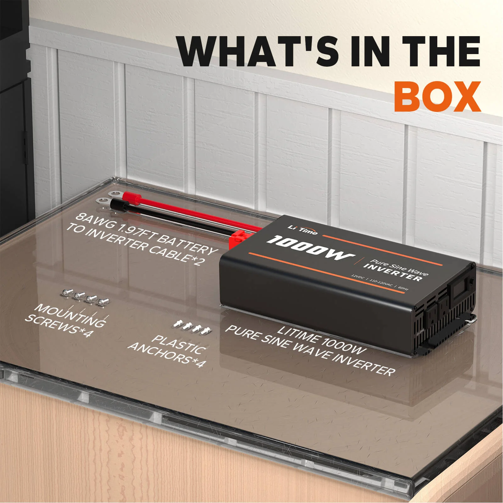 LiTime 1000 Watt 12V Pure Sine Wave Inverter - Image 8