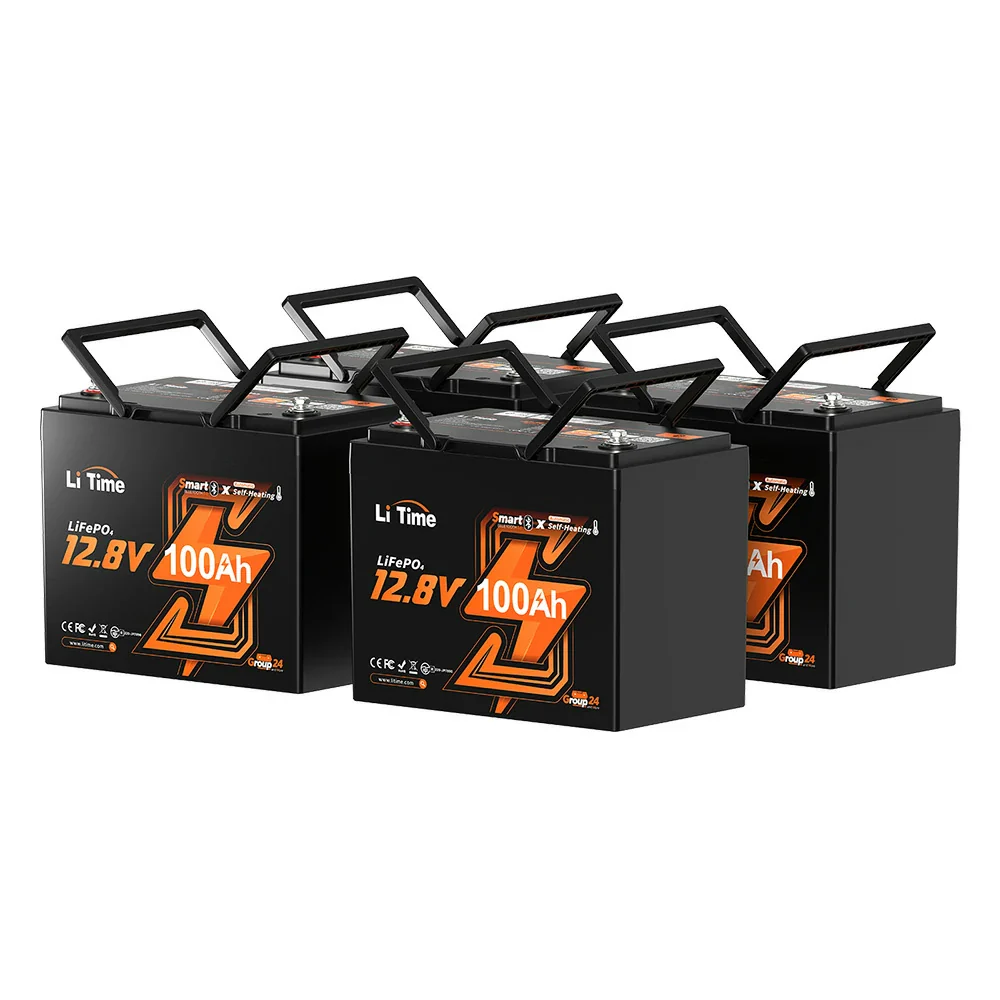 LiTime LiHeat™ 12V 100Ah Group 24 Dual-Mode  Self Heating Bluetooth Lithium Deep Cycle Battery - Image 15