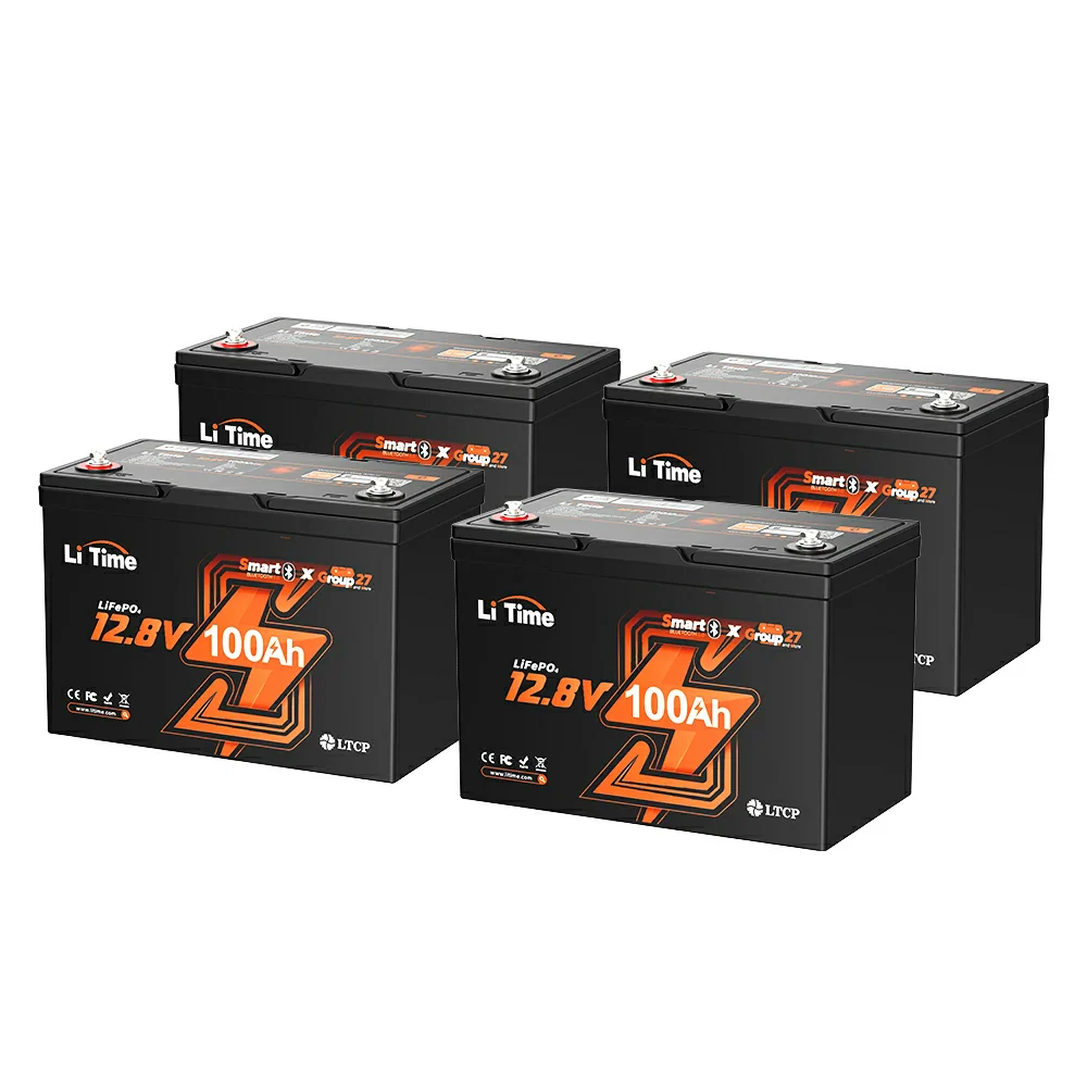 LiTime 12V 100Ah Group 27 Bluetooth LiFePO4 Lithium Deep Cycle Battery - Image 15
