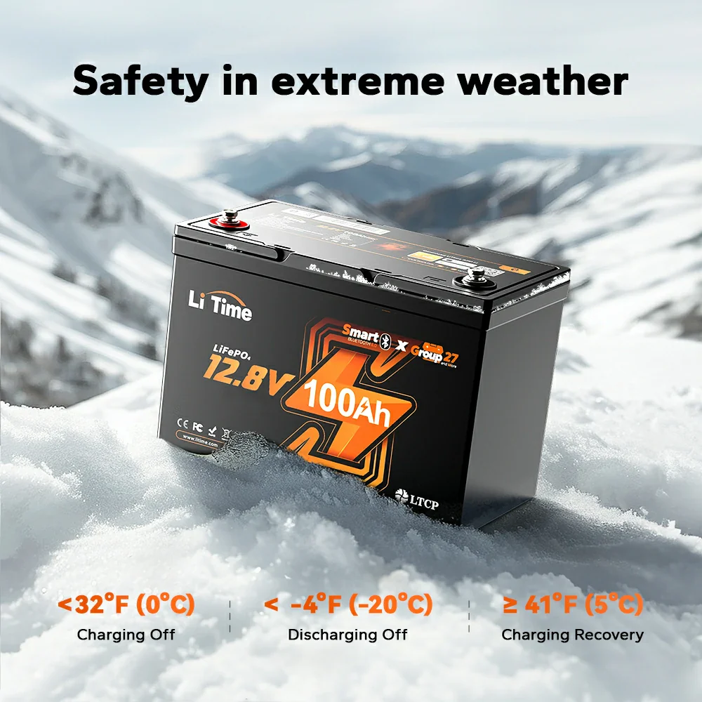 LiTime 12V 100Ah Batteries for Marine & RV - Image 109