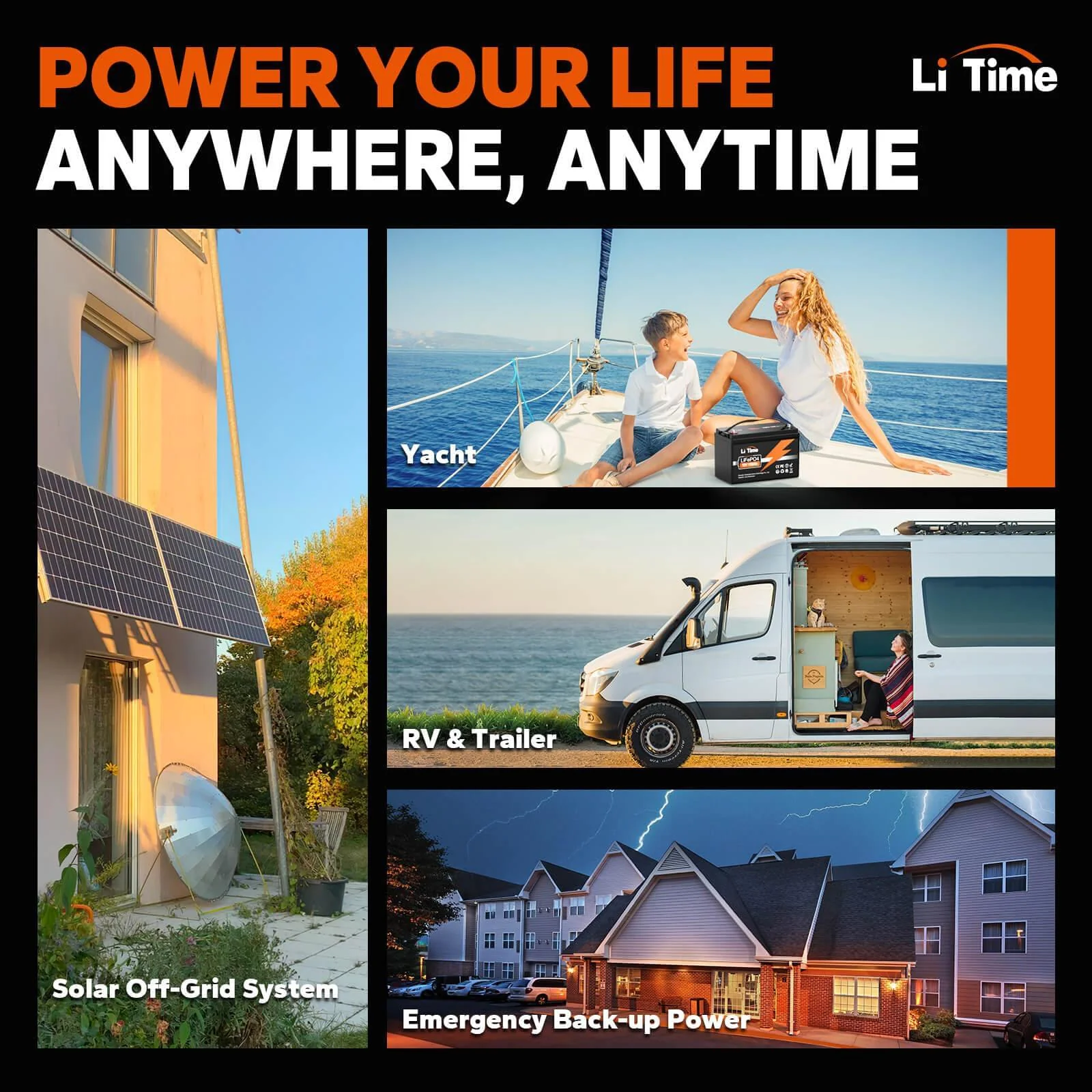 ✅Like New✅LiTime 12V 100Ah LiFePO4 Lithium Battery - Image 7