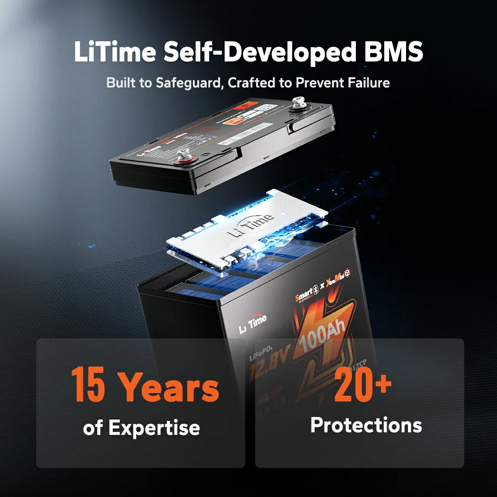 LiTime 12V 100Ah Batteries for Marine & RV - Image 118