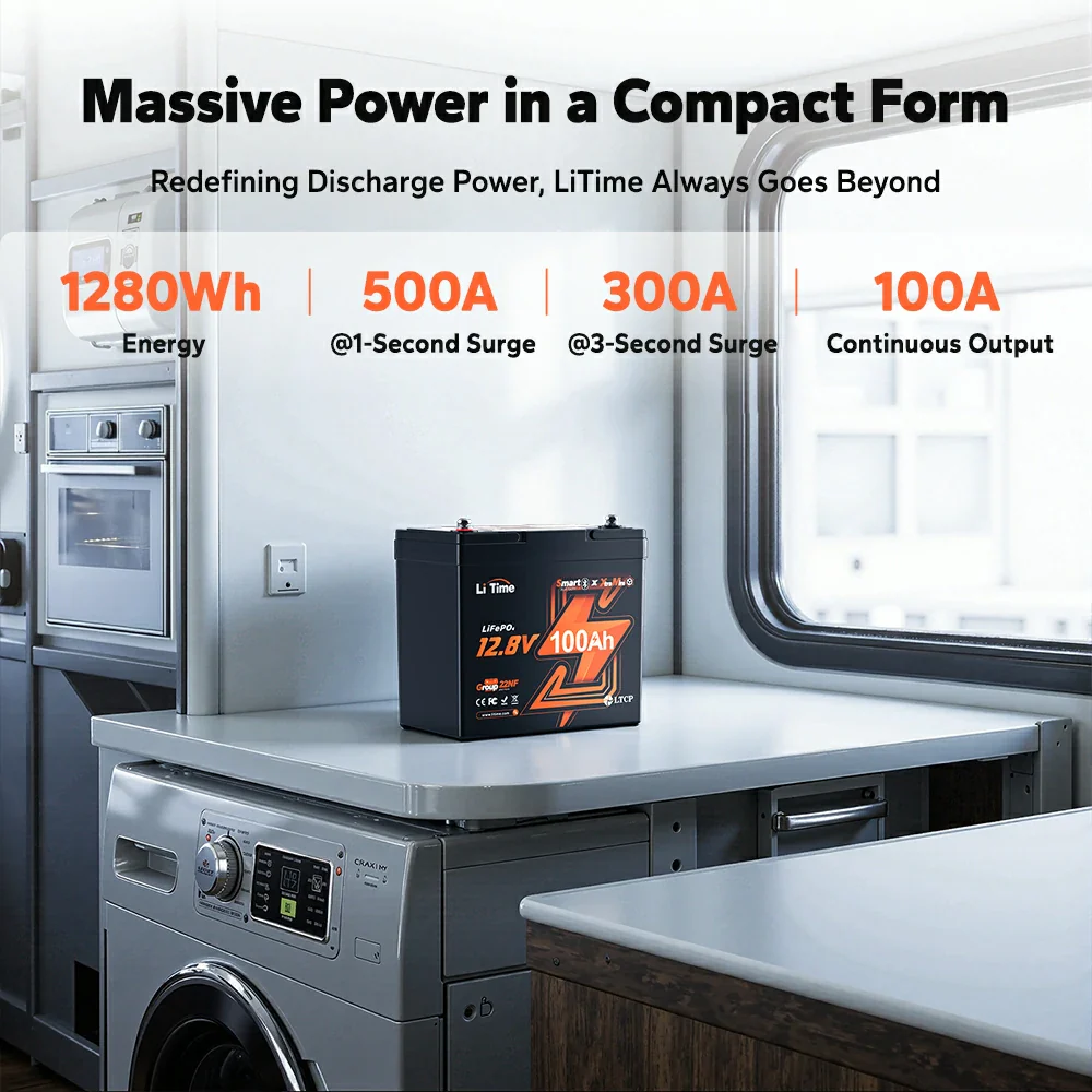 LiTime 12V 100Ah Batteries for Marine & RV - Image 120