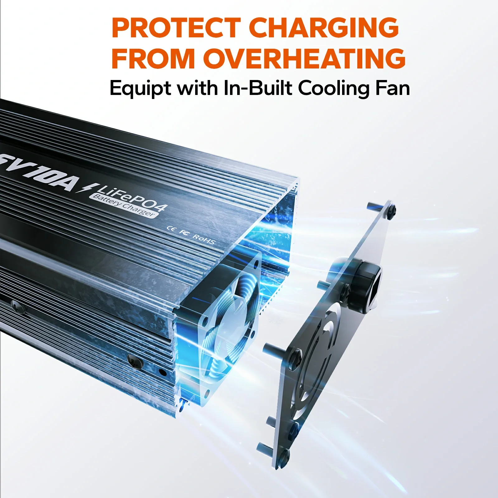 LiTime 12V (14.6V) 10A LiFePO4 Battery Charger - Image 7