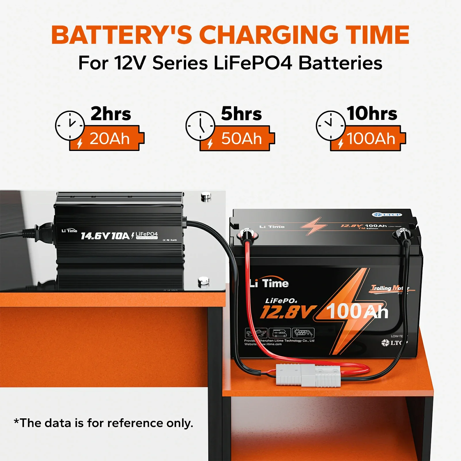 LiTime 12V (14.6V) 10A LiFePO4 Battery Charger - Image 8