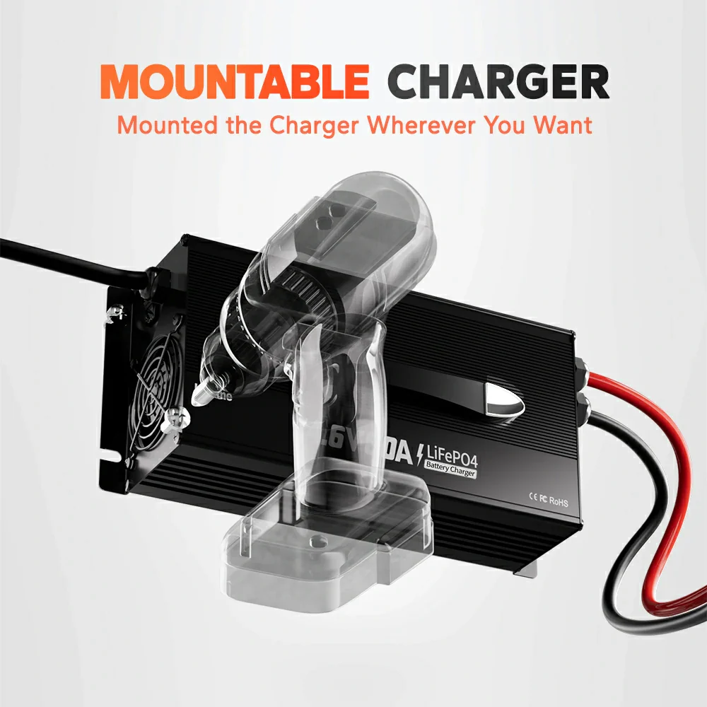 LiTime 12V (14.6V) 80A Mountable LiFePO4 Battery Charger - Image 10