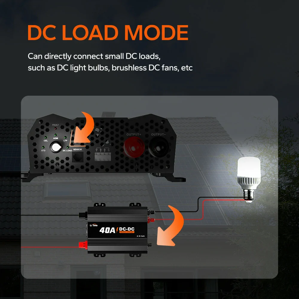 【Like New】LiTime 12V 40A DC to DC Battery Charger - Image 8