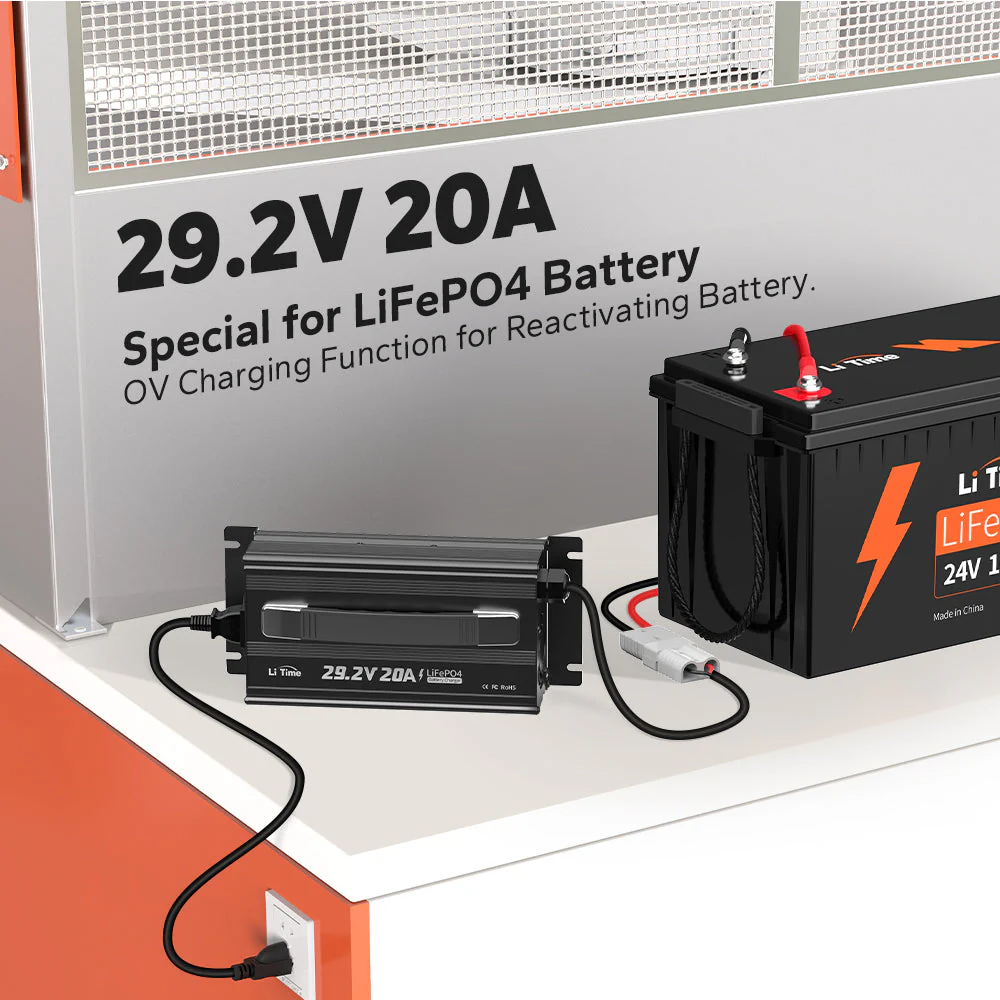✅Like New✅LiTime 24 (29.2) Volt 20A Mountable Lithium Battery Charger - Image 5