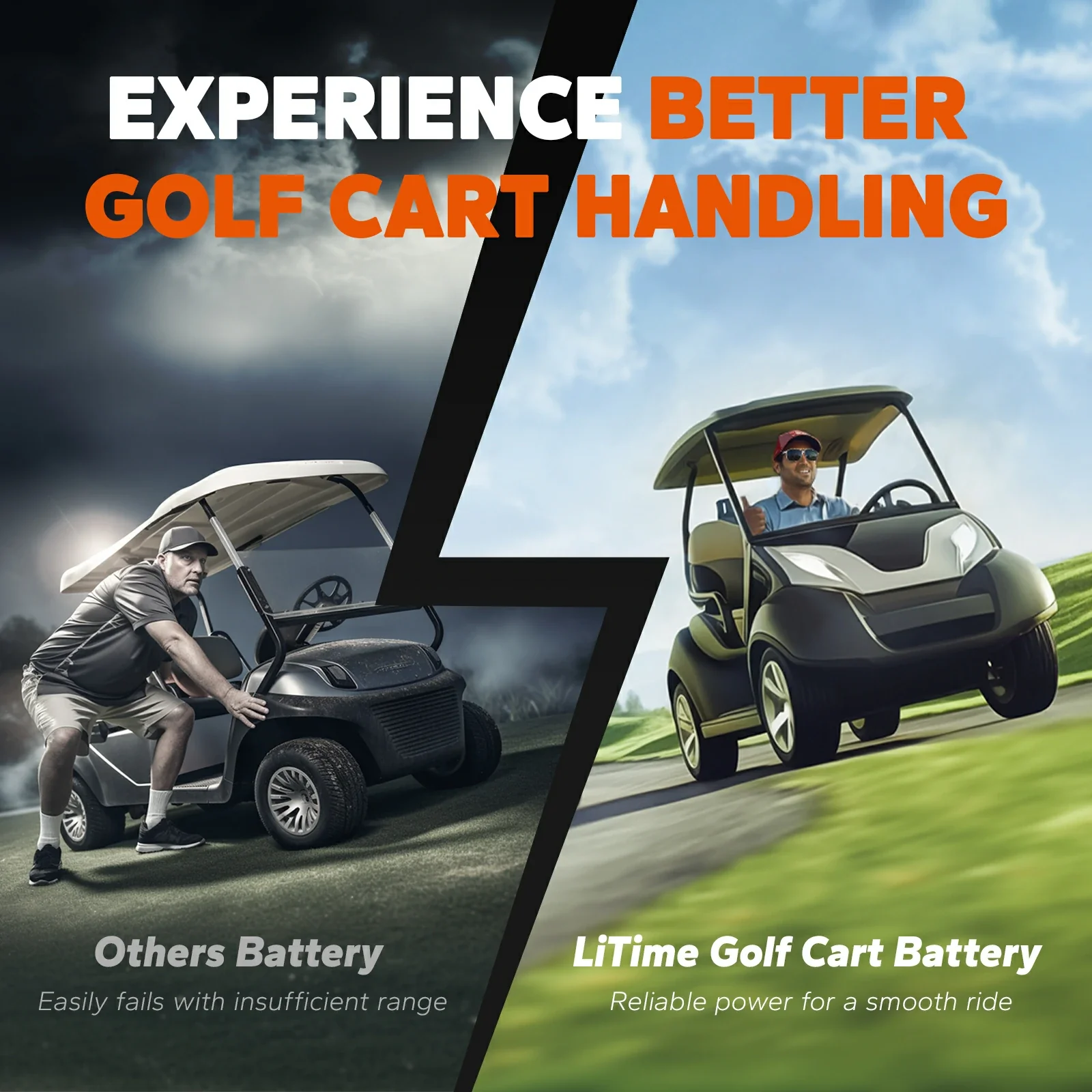 ✅Like New✅LiTime 36V 100Ah Lithium Golf Cart battery, 200A BMS, 3840Wh Energy - Image 8