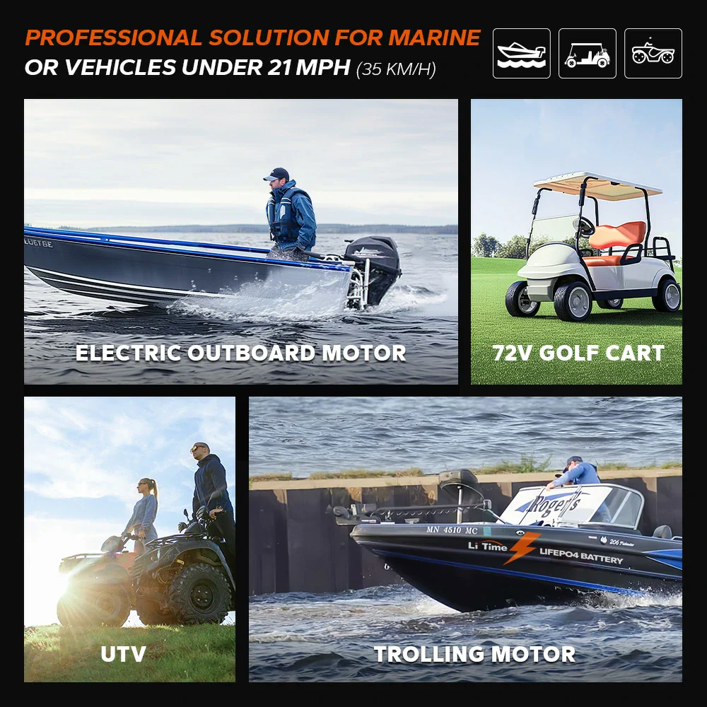 ✅Like New✅LiTime 36V 100Ah OBM Outboard Motor Lithium Marine Electric Boat Battery - Image 10