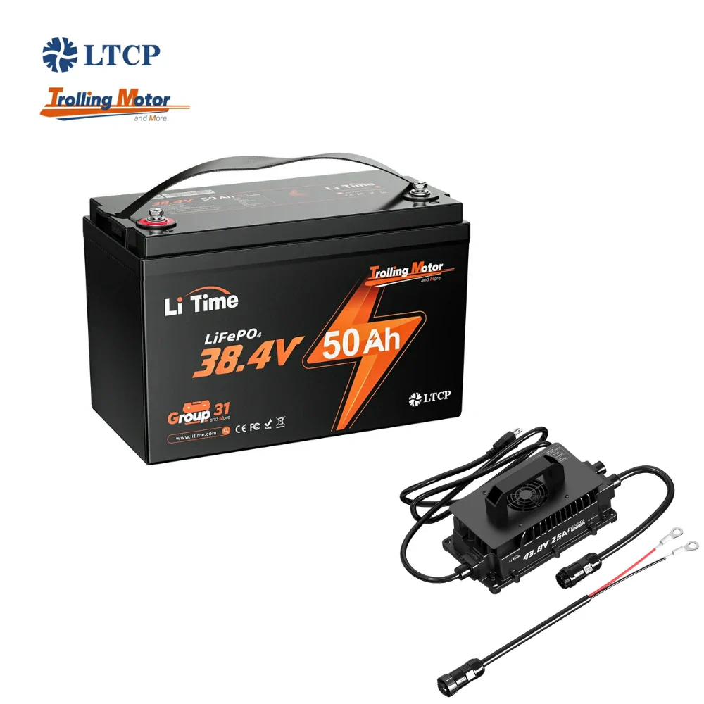 LiTime 36V 50Ah Marine Trolling Motor LiFePO4 Lithium Battery - Image 11