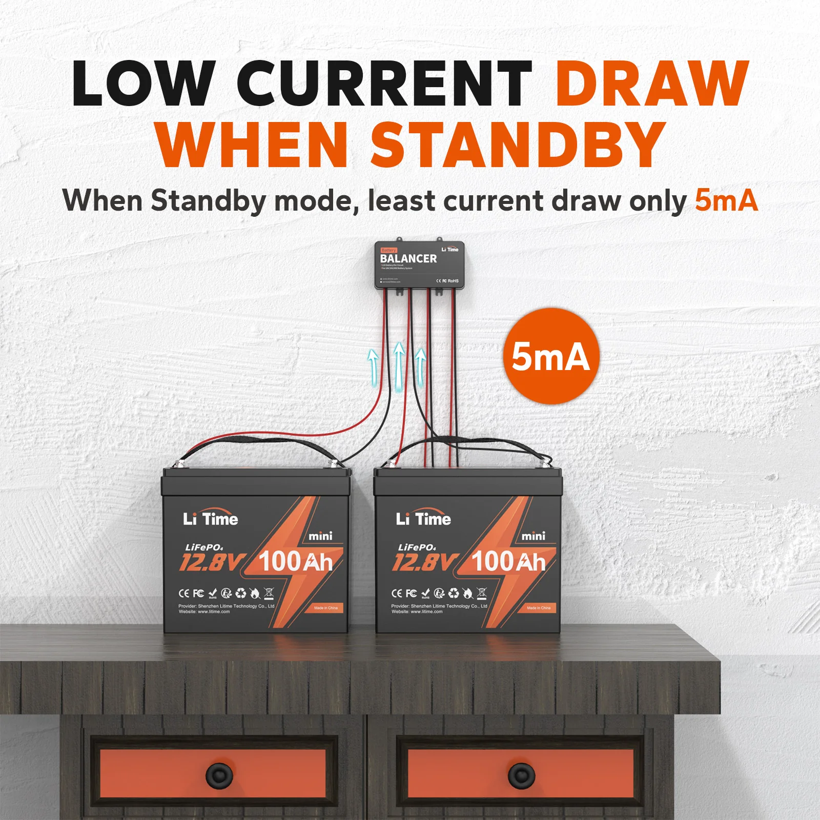 ✅Like New✅LiTime Battery Balancer for Series & Parallel Connected Batteries - Image 6