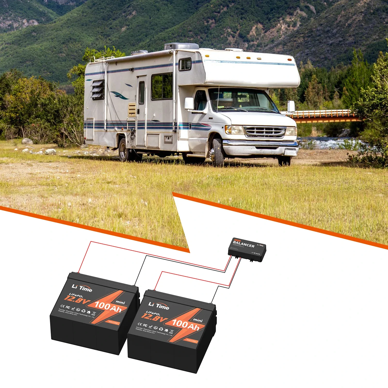 ✅Like New✅LiTime Battery Balancer for Series & Parallel Connected Batteries - Image 8