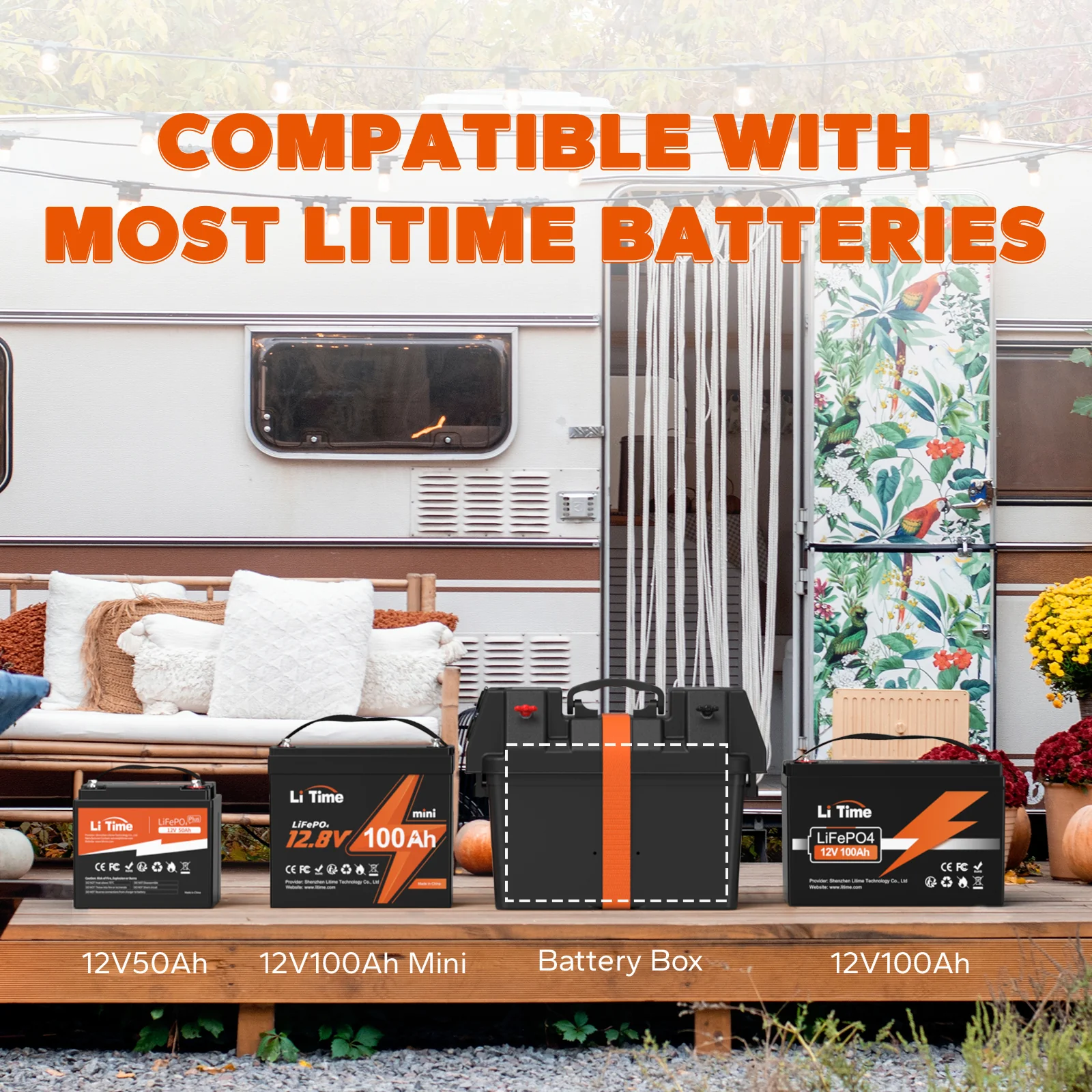 ✅Like New✅ LiTime Group 24/27/31 Battery Box, Built-in Voltmeter - Image 6