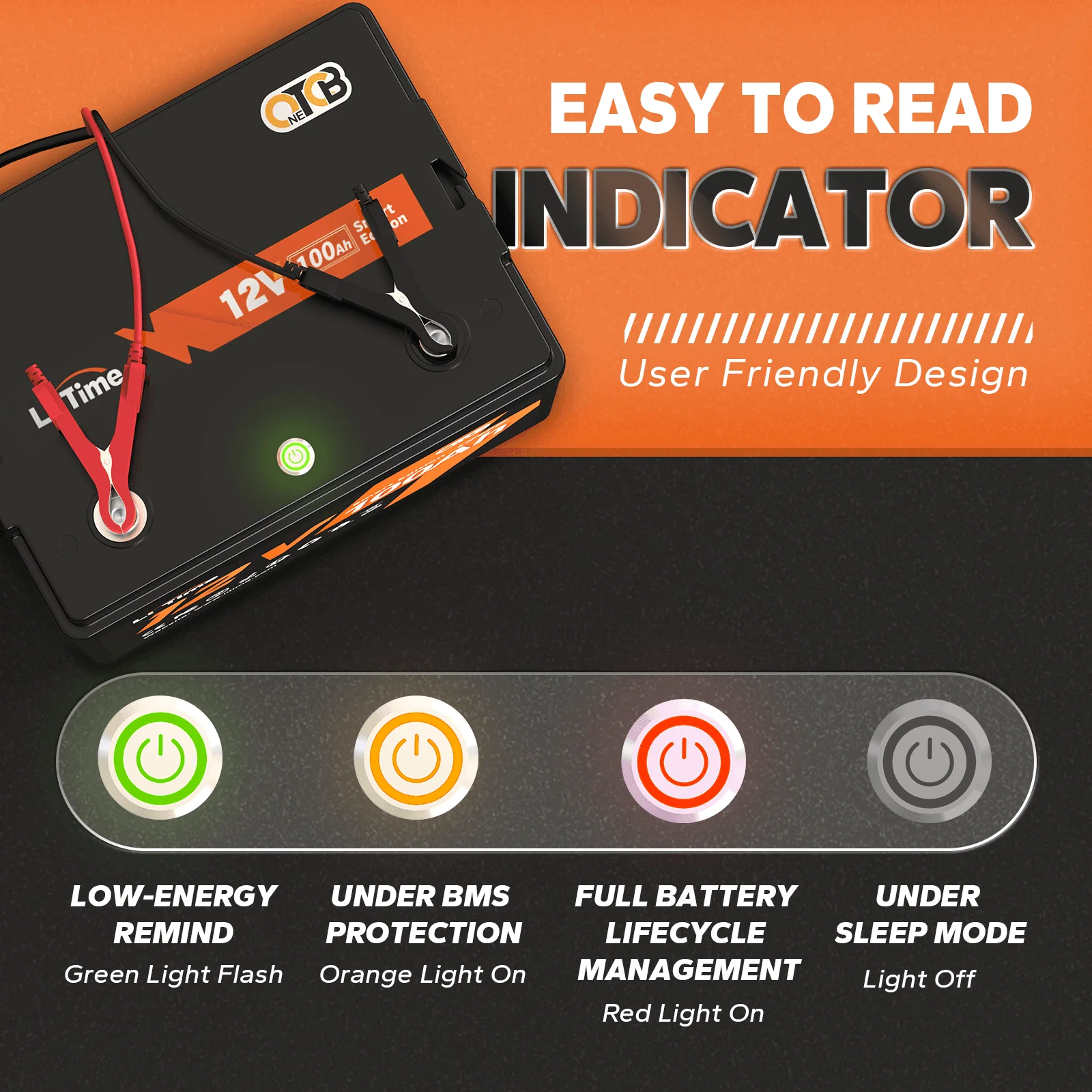 ✅Like New✅LiTime 12V 100Ah Smart LiFePO4 Lithium Battery - Image 4
