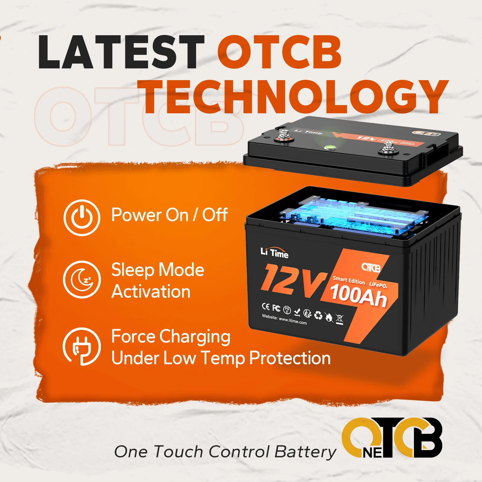 ✅Like New✅LiTime 12V 100Ah Smart LiFePO4 Lithium Battery - Image 7