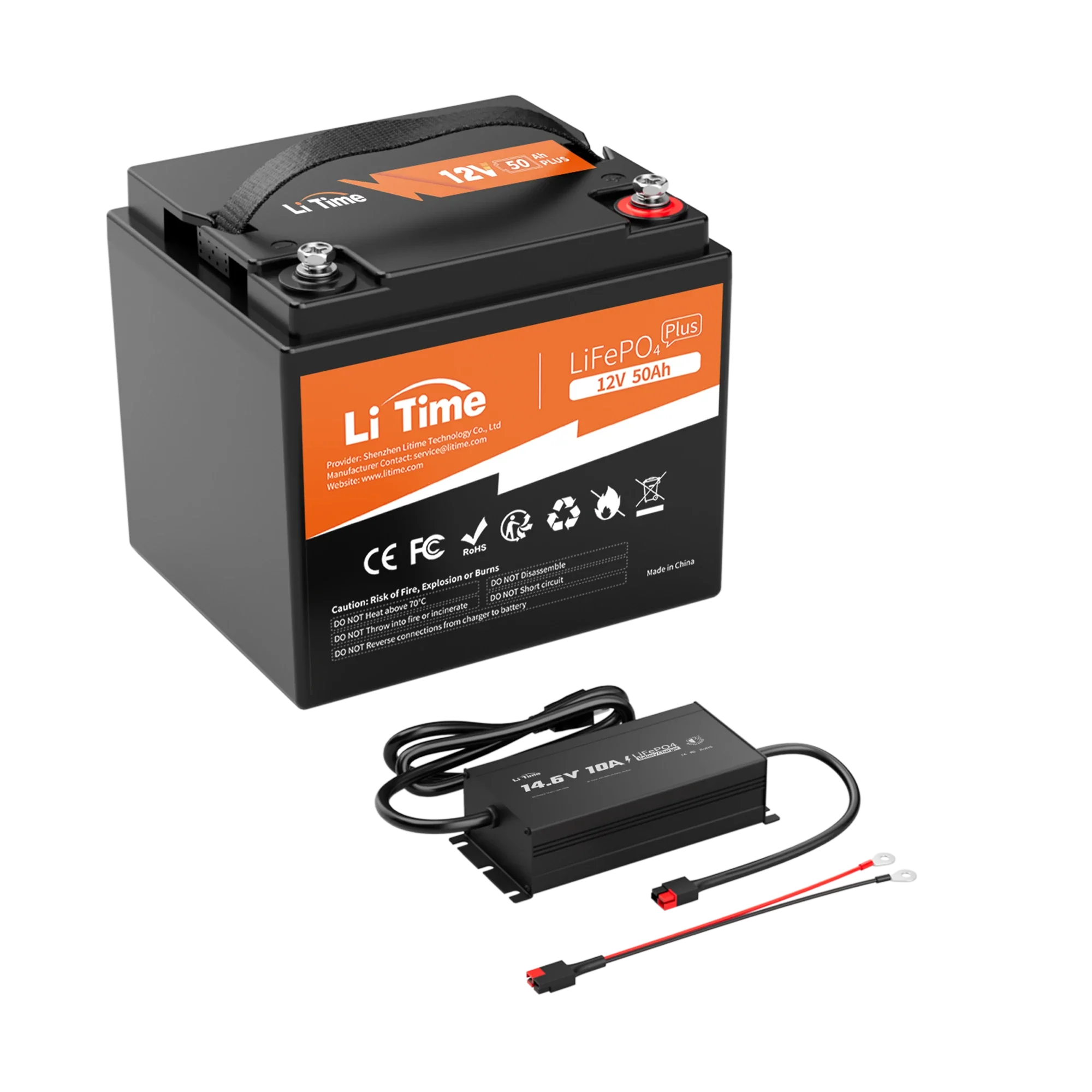 LiTime 12V 50Ah Lithium Battery for Marine, RV, Fish Finder - Image 13