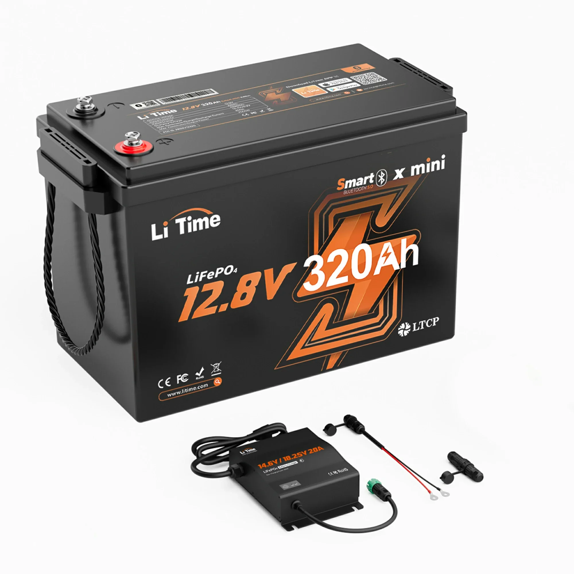 LiTime 12V 320Ah Mini Bluetooth Lithium Battery for RV and Camping - Image 13
