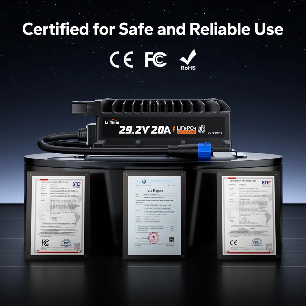 LiTime 24 (29.2) Volt 20A WaterProof Mountable Lithium Battery Charger - Image 10